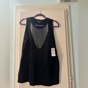 Rhinestone Detail Tank